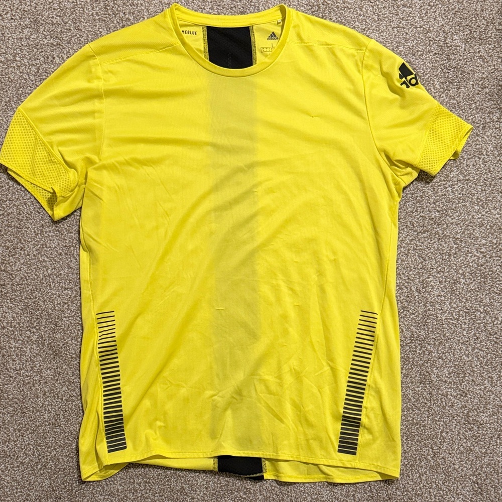 Adidas Men's Vibrant Yellow Tee